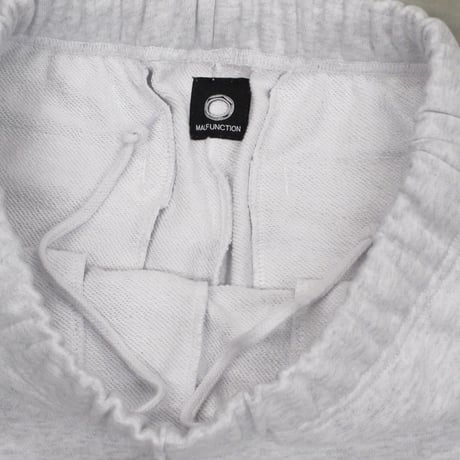 MALFUNCTION / ZIP SWEAT PANTS / ASH