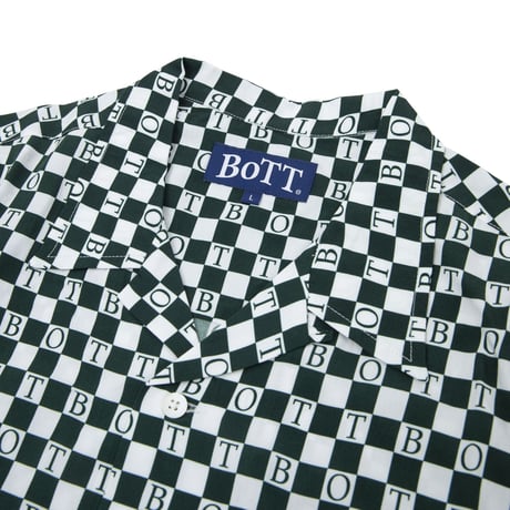 BoTT / CHECKERBOARD S/SL SHIRT / GREEN