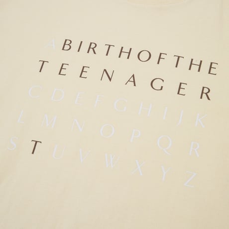 BoTT / ALPHABET TEE / PUTTY