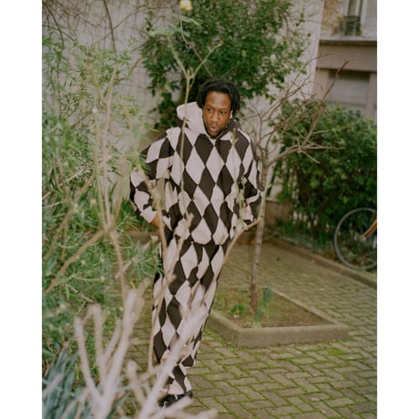 BoTT / PATCHWORK HOODIE / BLACK