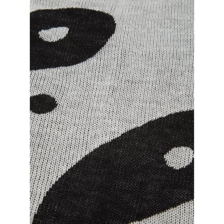 BAL / JACQUARD RAMIE CARDIGAN / BLACK