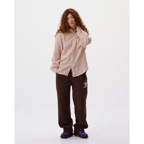 BoTT / B LOGO SWEATPANT / BROWN