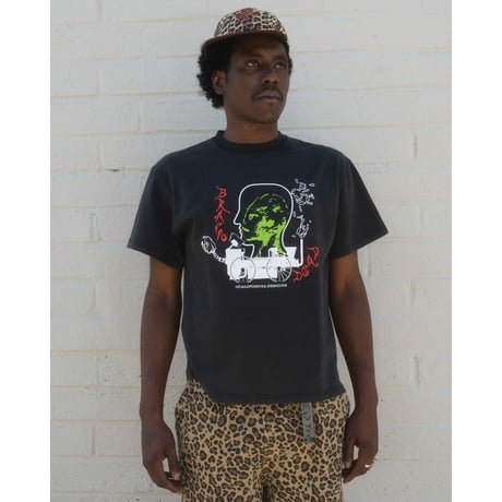 BRAIN DEAD / ALIEN TRACTOR T-SHIRT / BLACK