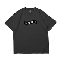 SAYHELLO / BASIC LOGO S/S TEE / BLACK
