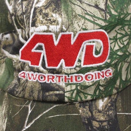 4WD  (4 WORTH DOING) / TRAIL BLAZING HAT / REAL TREE CAMO