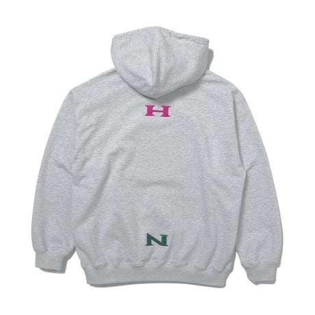 HOMBRE NINO / HOODED PULL OVER (CHENILLE LOGO) / GRAY