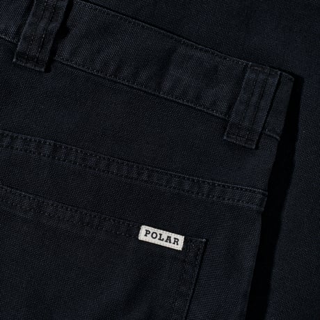 POLAR SKATE CO. / 93 WORK SHORTS / BLACK