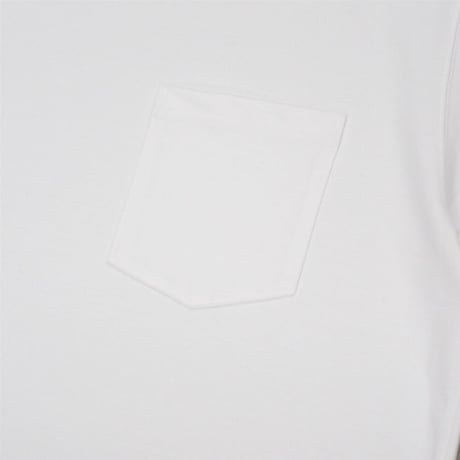 GARBAGE / PLAIN POCKET TEE / WHITE