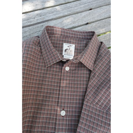 NOROLL / NORMAL PANAMA S/S SHIRT / PANAMA CHECK