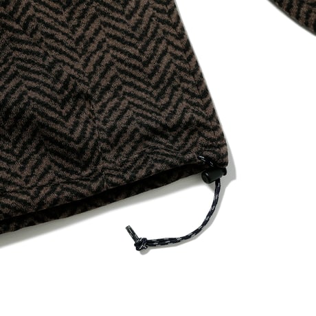 HOMBRE NINO / FLEECE HOODED PULL OVER / BROWN