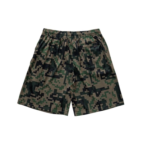 SPECIAL GUEST K.K. / SEX CAMO MESH SHORTS / GREEN