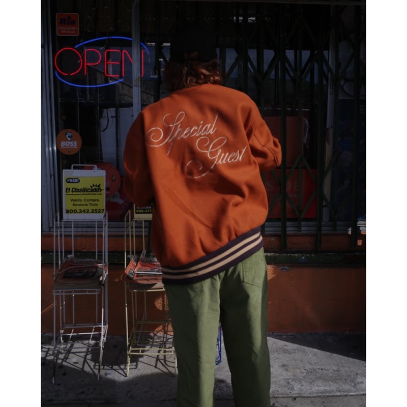 SPECIAL GUEST K.K. SG Cash Logo スタジャン Ｌ SPECIAL GUEST K.K. SG Cash Logo スタジャン L