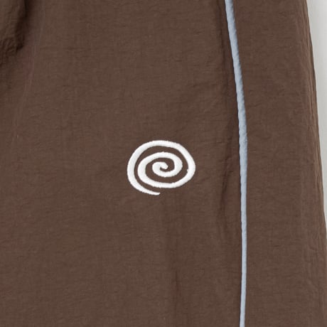 SOL soonerorlater / NYLON TRACK PANTS / BROWN