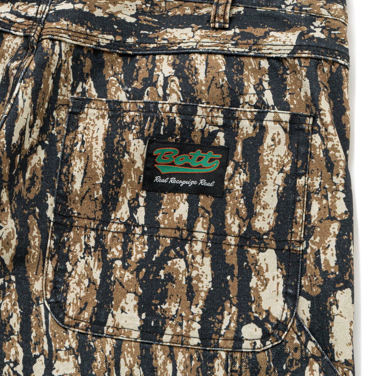 BoTT / Canvas Work Pant 34 camo ダブルニー BoTT / CANVAS WORK PANT / CAMO | Sophomore