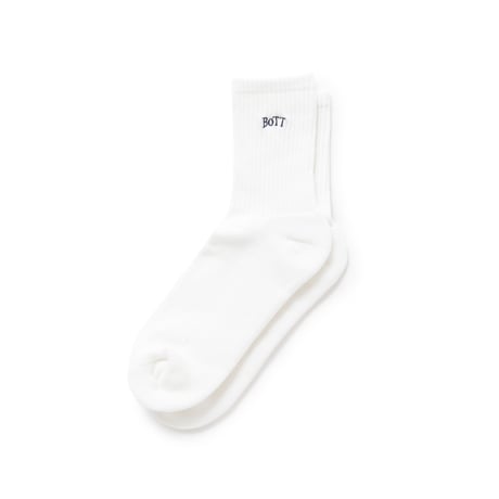 BoTT / MINI OG LOGO SOCKS / WHITE