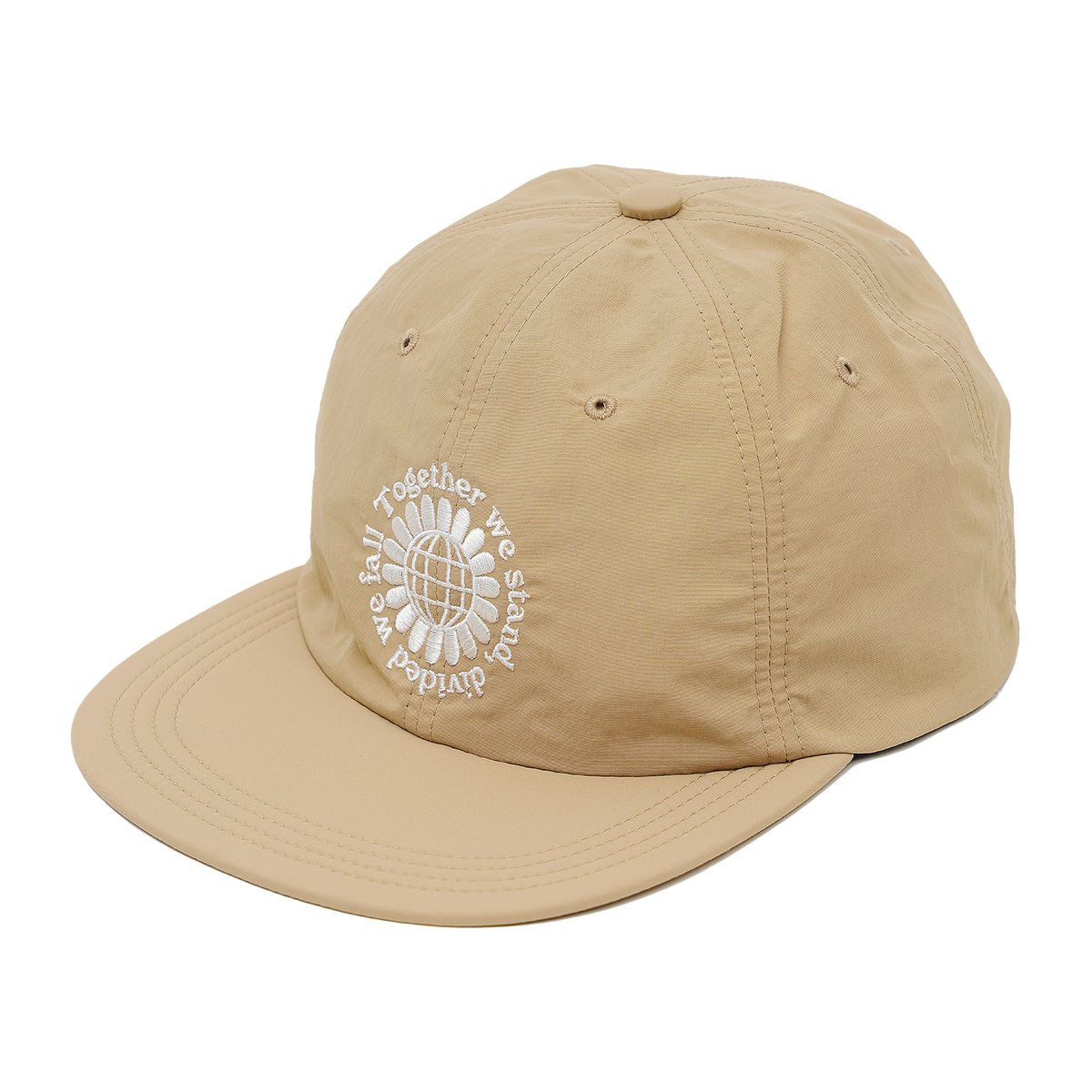 GARBAGE / SOFT BRIM 6 PANEL CAP (MOTTO) / KHAKI