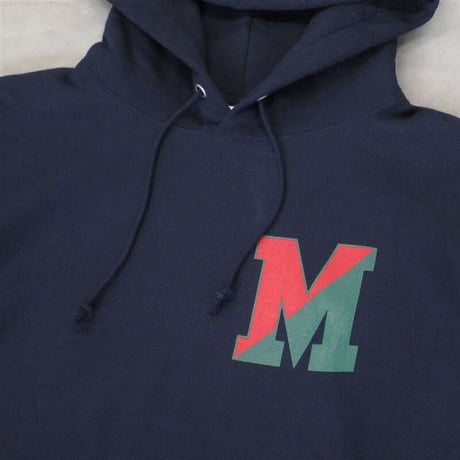 M.V.P. / COLLEGE M LOGO HOOD SWEAT / NAVY
