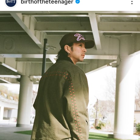 BoTT / BOTTERFLY 6-PANEL CAP / BLACK