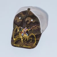 FUCKING AWESOME / SCORPION MESH TRUCKER HAT / CAMO / BLACK
