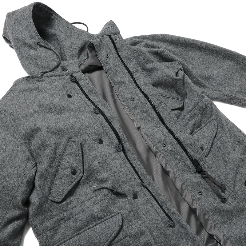 HOMBRE NINO / x CORONA 47 PARKA COAT / BLACK | HOMBRE NINO / x CORONA 47 PARKA COAT / BLACK |