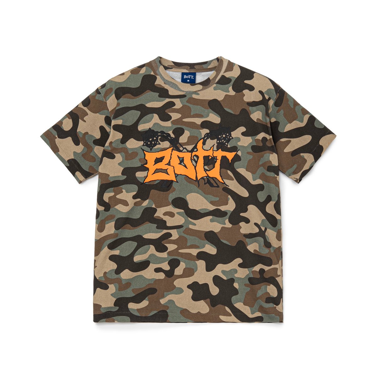 【早い者勝ち】BoTT Flail Tee Camo 迷彩 Tシャツ　Mサイズ BoTT / FLAIL TEE / CAMO | Sophomore