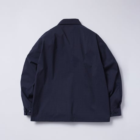 tone / ZIP UP TROPICAL SHIRT / CHECK