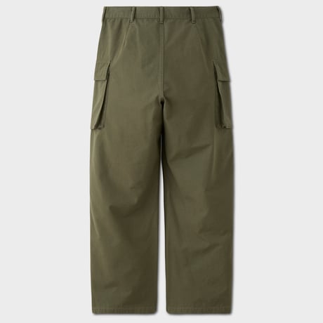 PHIGVEL MAKERS & Co. / POPLIN CLOTH CARGO TROUSERS / FADED OLIVE