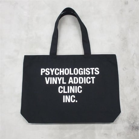 TILT / RECORD TOTE BAG / BLACK