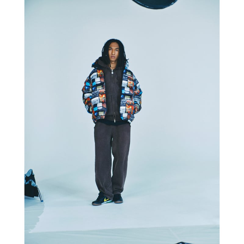 BoTT / WASHED LUCKY LOGO ZIP HOODIE / WASHED CO