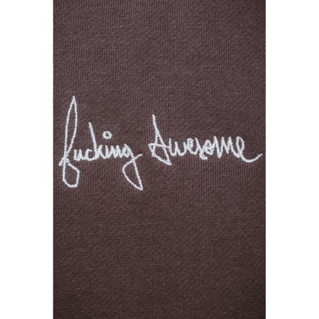 FUCKING AWESOME / 2025 DILL COLLAGE ZIP HOODIE / CHARCOAL