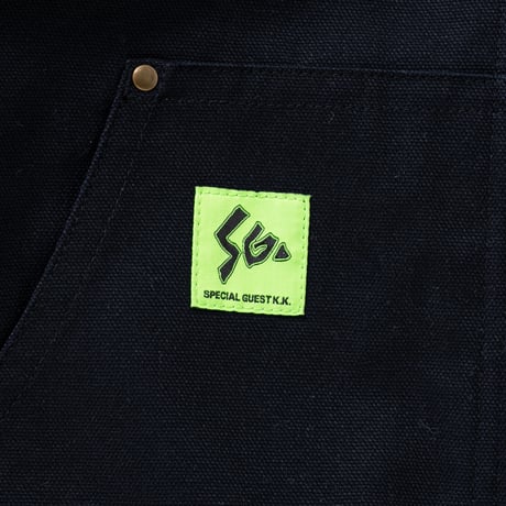 SPECIAL GUEST K.K. / DUCK CANVAS & THERMAL HOODED REVERSIBLE JACKET / NAVY