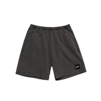 LQQK STUDIO / PIGMENT WASHED SHORTS / WASHED BLACK