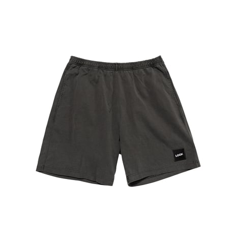 LQQK STUDIO / PIGMENT WASHED SHORTS / WASHED BLACK