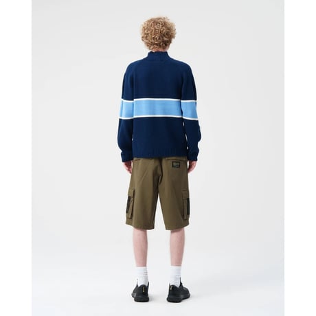 BoTT / HALF-ZIP DRIVERS KNIT / NAVY