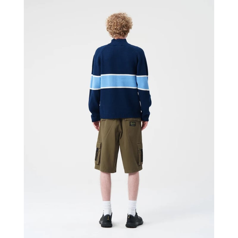 BoTT / HALF-ZIP DRIVERS KNIT / NAVY | Sophomore