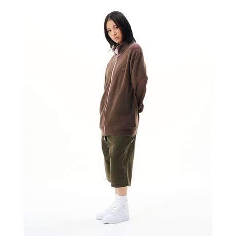 BoTT / ZIP-UP DRIVER'S KNIT / BROWN