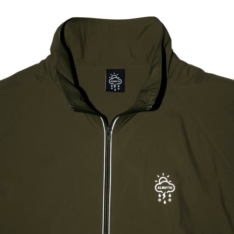 ALWAYTH / TRAINING JACKET ＆ PANTS SET / REFLECT PRINTED / OLIVE