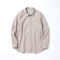 tone / DRESS SHIRT / BROWN STRIPE