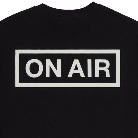 ON-AIR / ON AIR BASIC LOGO S/SL TEE / BLACK