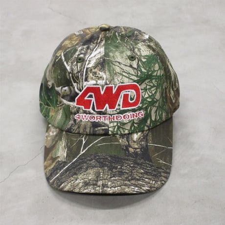 4WD  (4 WORTH DOING) / TRAIL BLAZING HAT / REAL TREE CAMO