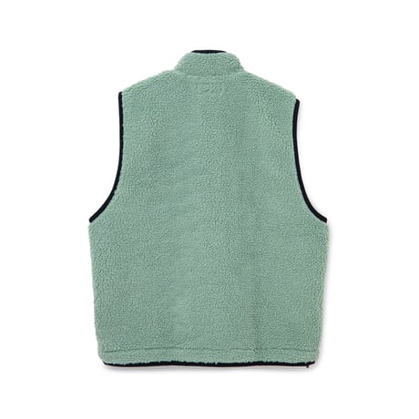 BoTT / FULL ZIP FLEECE VEST / SLATE GREEN