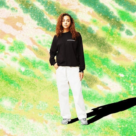 HOMBRE NINO / L/S PRINT TEE (MONSTER) / BLACK