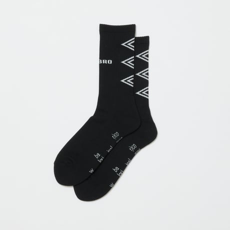 BAL / x UMBRO JACQUARD SOCKS / BLACK