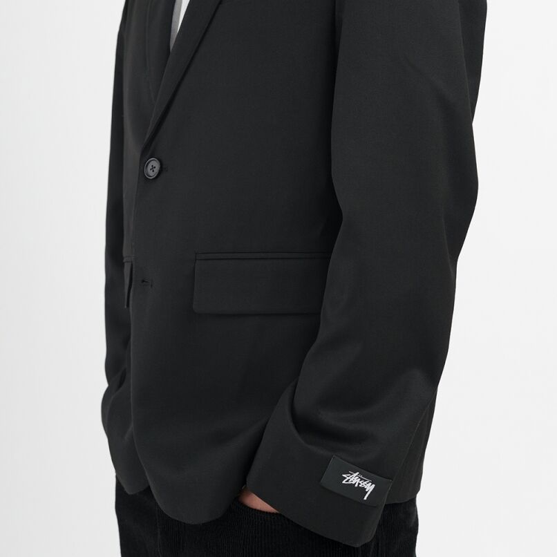 【超美品】STUSSY sport coat black XL fit=scale-down,w=1200