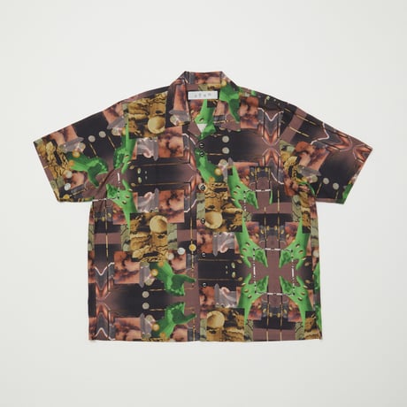 BAL / COLLAGE LYOCELL SS SHIRT / BLACK