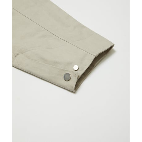 BAL / COTTON CANVAS STEALTH POCKET WORK JACKET / ECRU