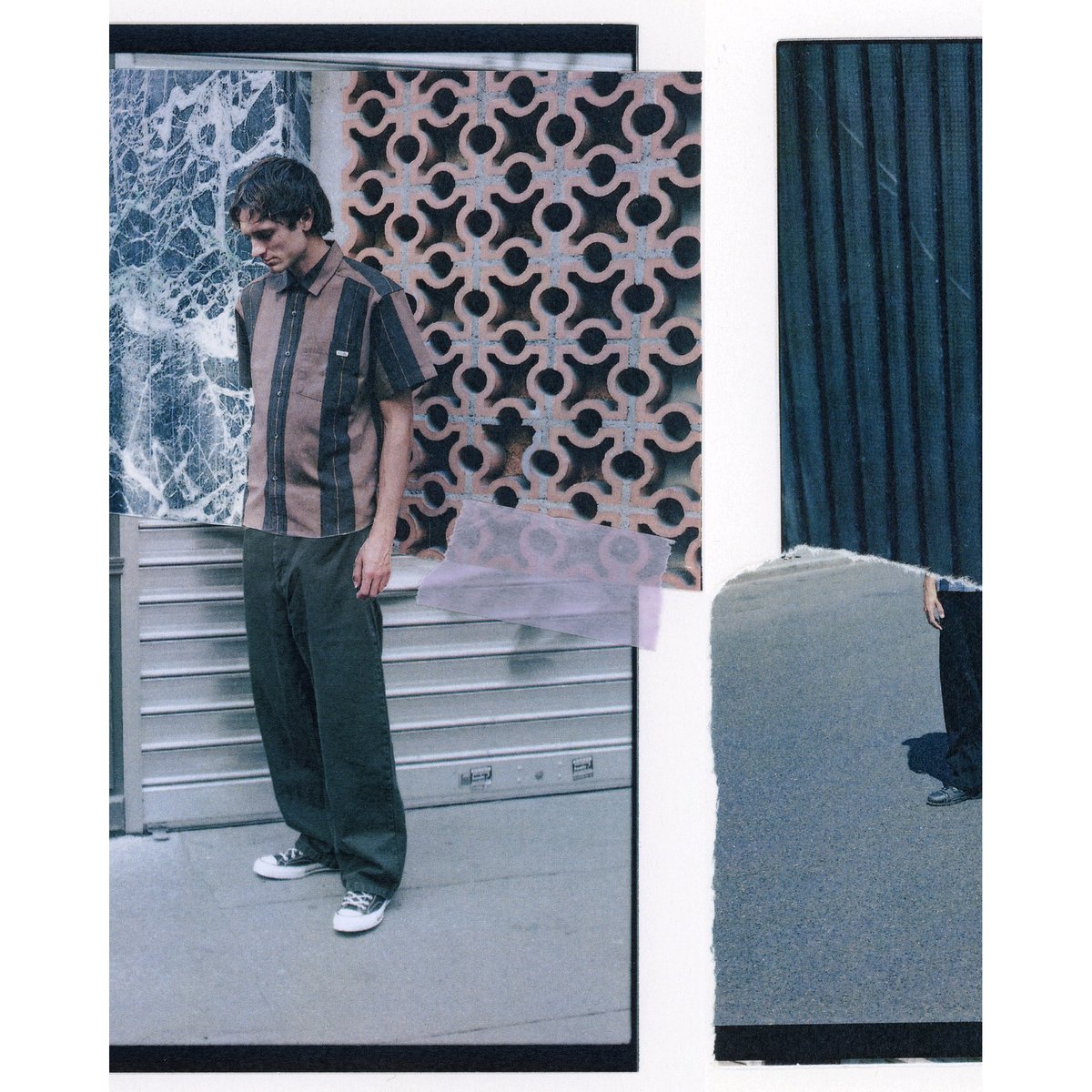 パンツ Polar skate big boy brown blue S Big Boy Pants