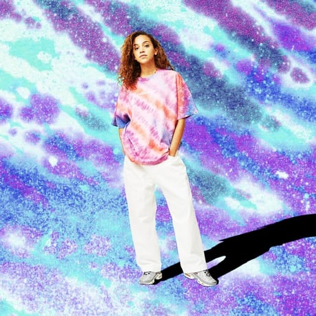 HOMBRE NINO / TIE DYE S/S PRINT TEE / PINK BLUE