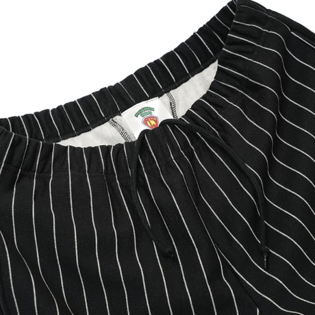 TRIBE WEAR / x MASTERPIECE SOUND MP BASIC SWEAT SHORTS / BLACK STRIPE