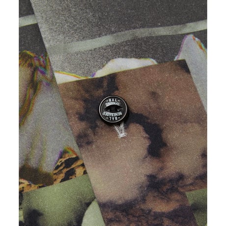 BAL / COLLAGE LYOCELL SS SHIRT / BLACK